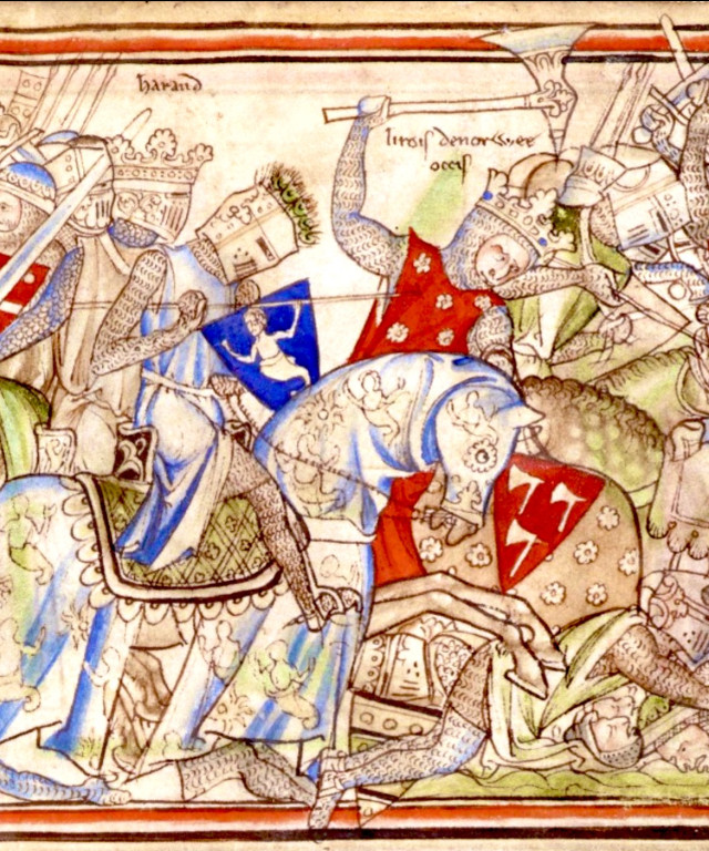Ilustracija bitke na Stamford bridžu