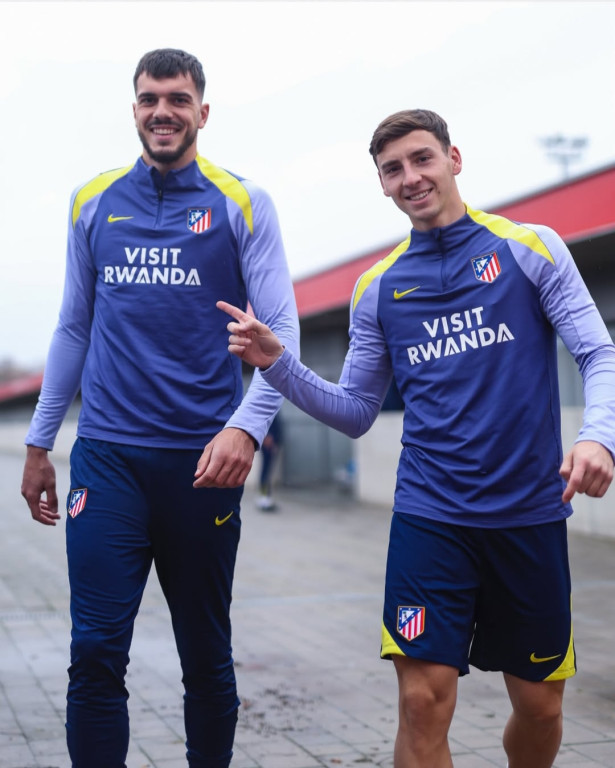 Perović i Purić - foto: Atletico de Madrid Perović i Purić - foto: Atletico de Madrid